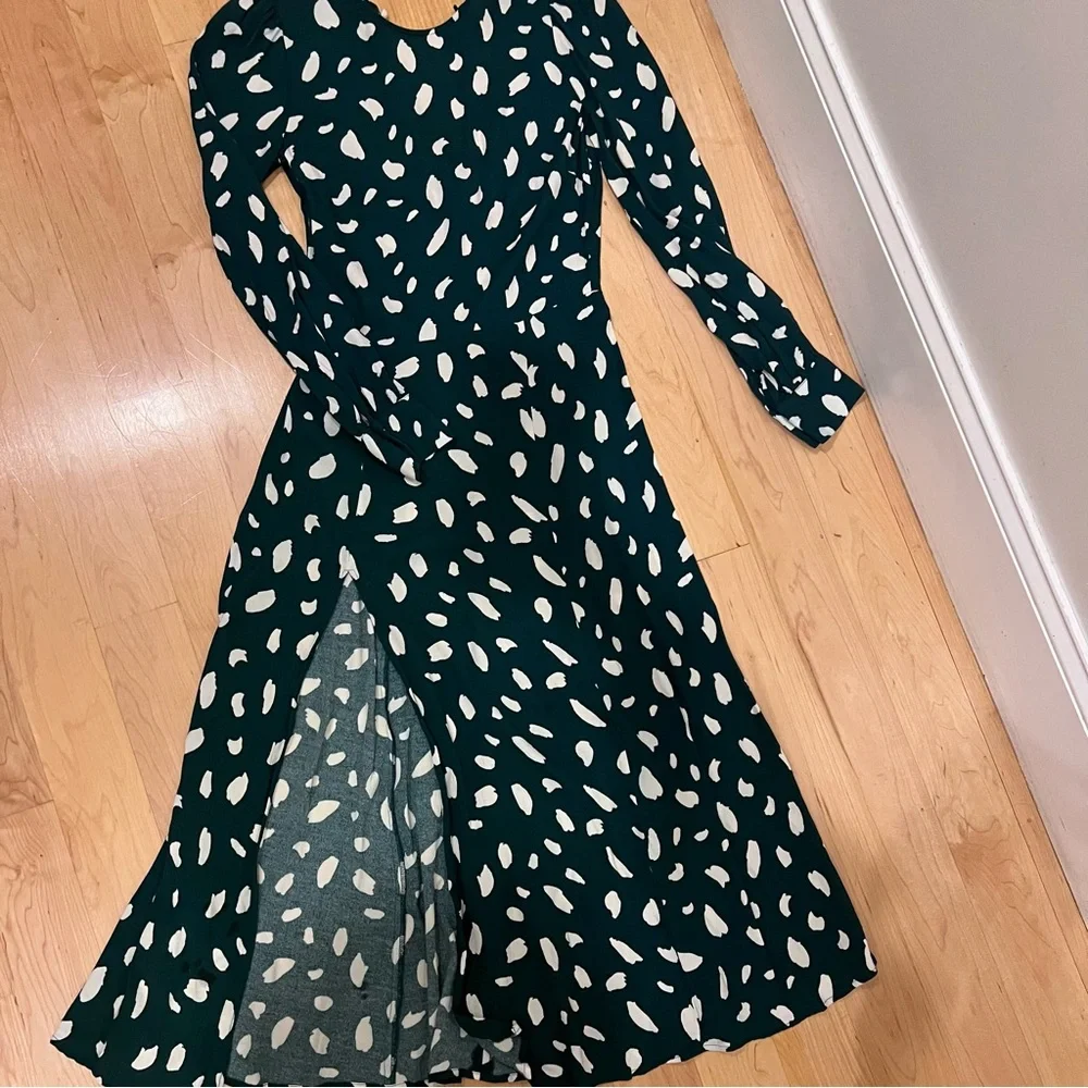 Reformation - Long Sleeve Midi Creed Dress - Picture 3 of 11